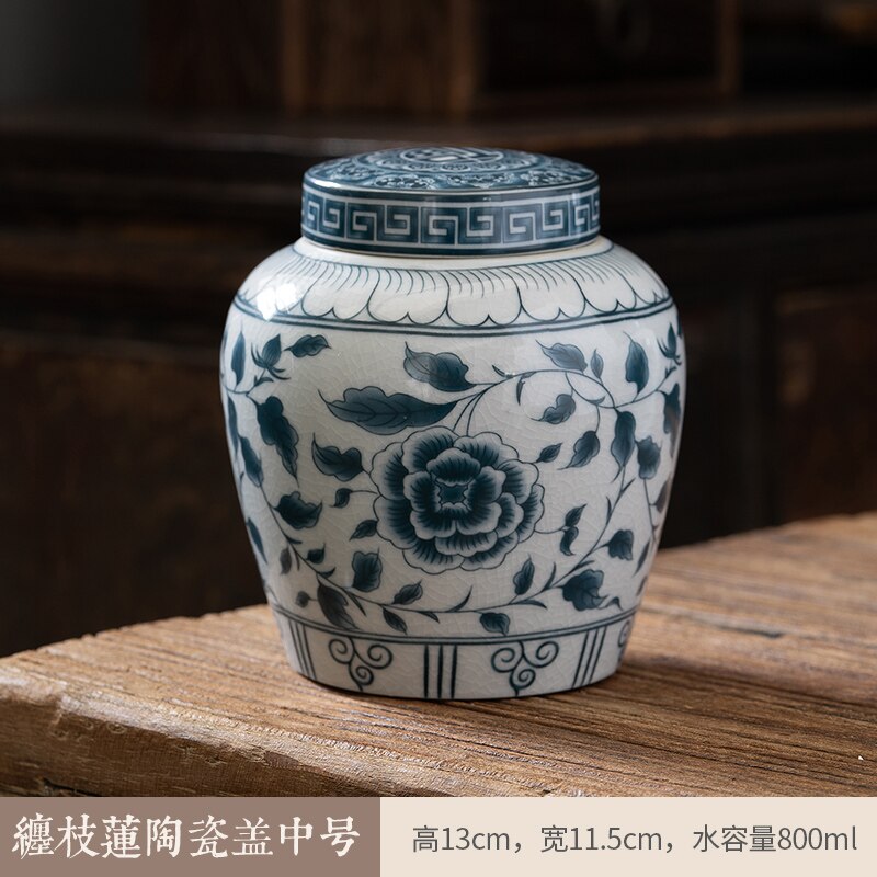 BowLift | Ceramic airtight container tea box tea can moisture-protected storage tank tea container storage bottle tea organizer jar tea cans