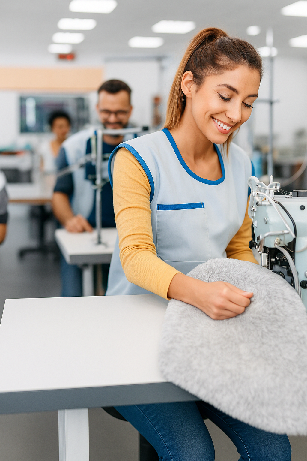 BowLift | FluffyNest Comfort Dog Bed – Orthopedic Plush Sleeping Cushion for Dogs