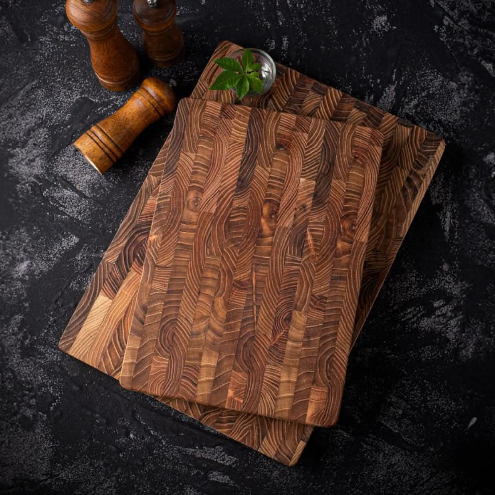 BowLift | End-Grain Wooden Cutting Board – Durable Chef Chopping Block