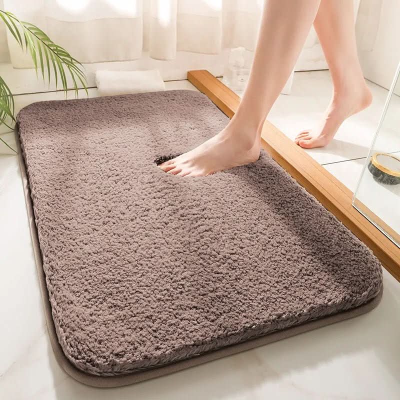 BowLift | Extra thick microfiber bath mat with anti-slip bottom