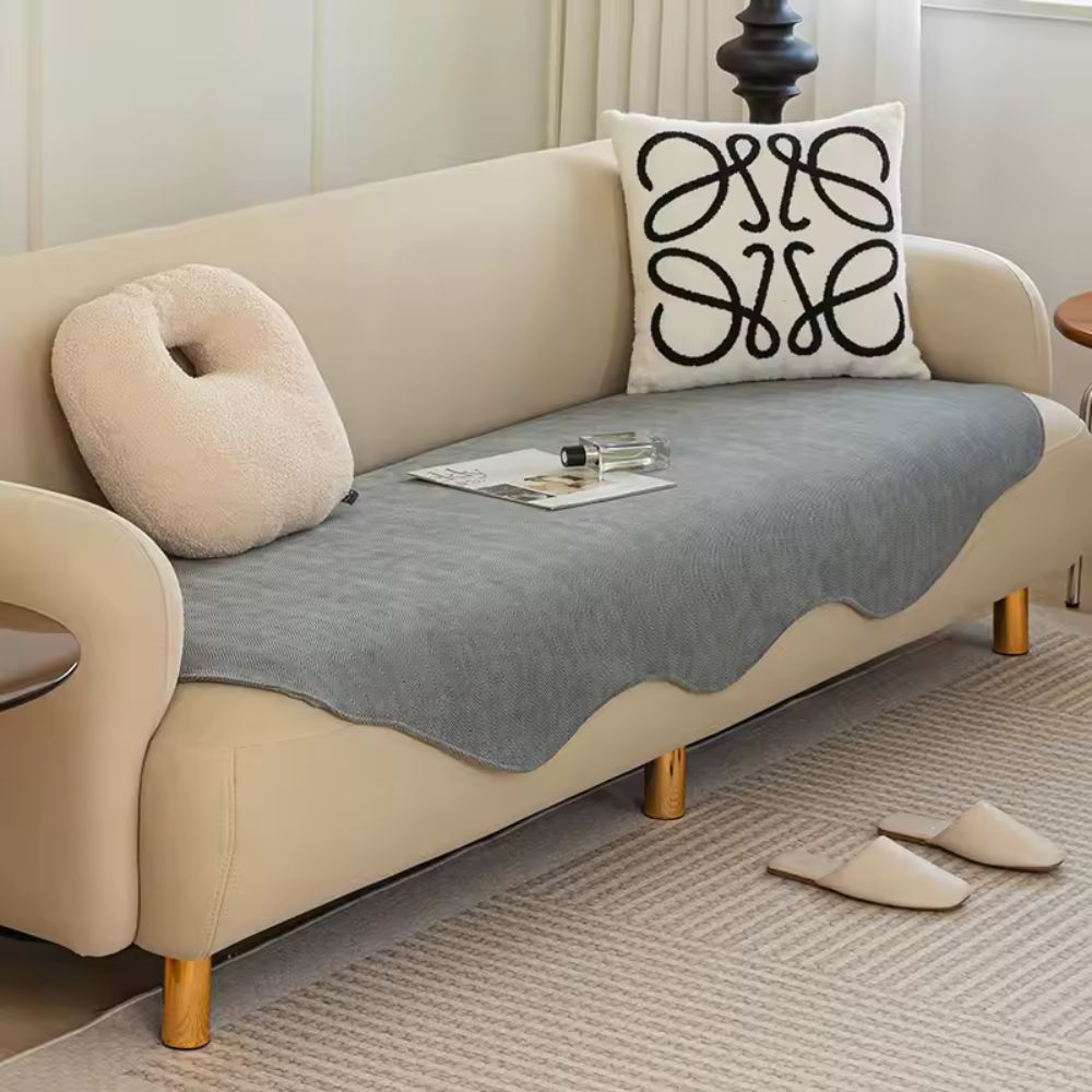 BowLift | All-Season Plain Contour Fit Sofa Cover