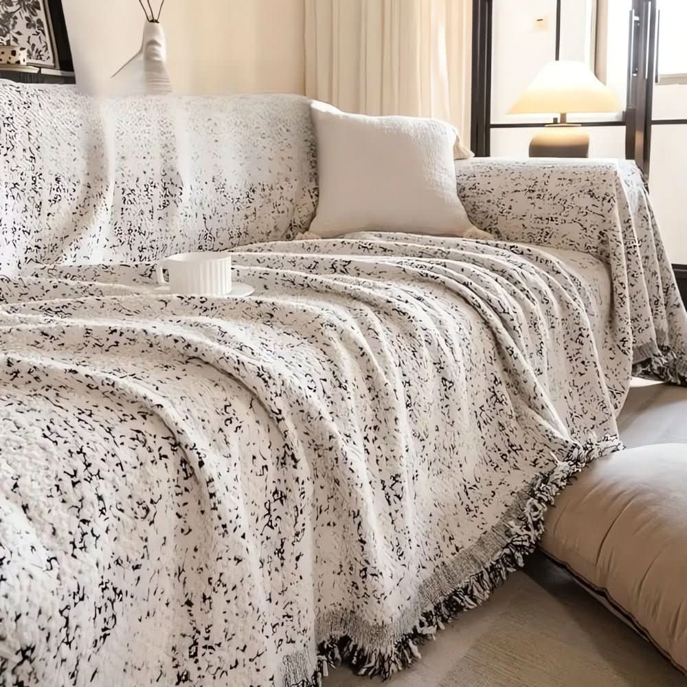 BowLift | Reversible Microfiber Sofa Cover, Non-Slip and Easy to Care for