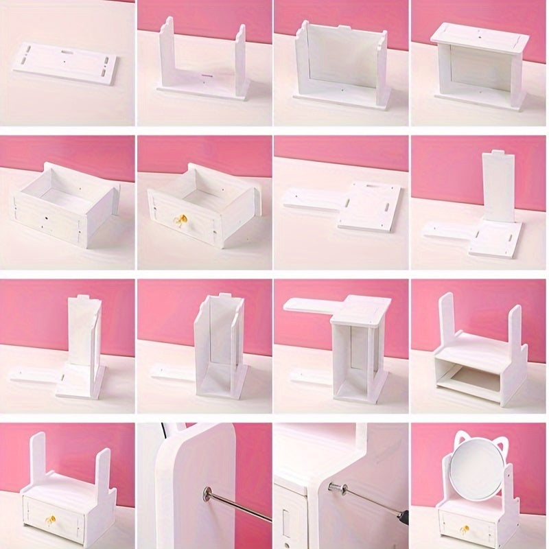 BowLift | MeowGlow - Cat Ear Makeup Mirror with Storage