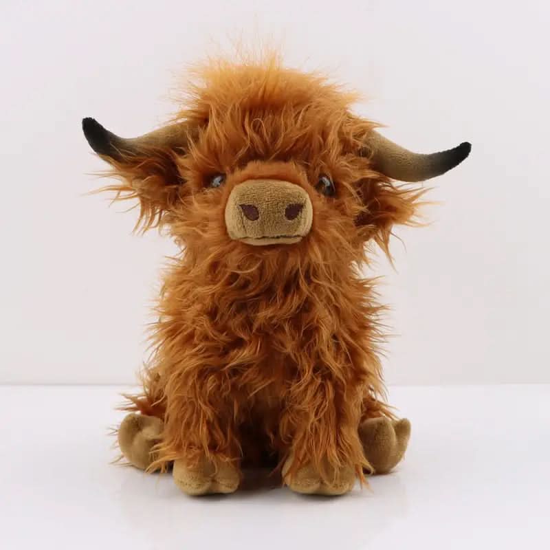 BowLift | Highland Cow Plush Toy – Soft Cuddly Comforter 25 cm