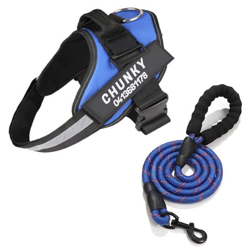 BowLift | Safety Dog Harness with Name Tag & Reflectors