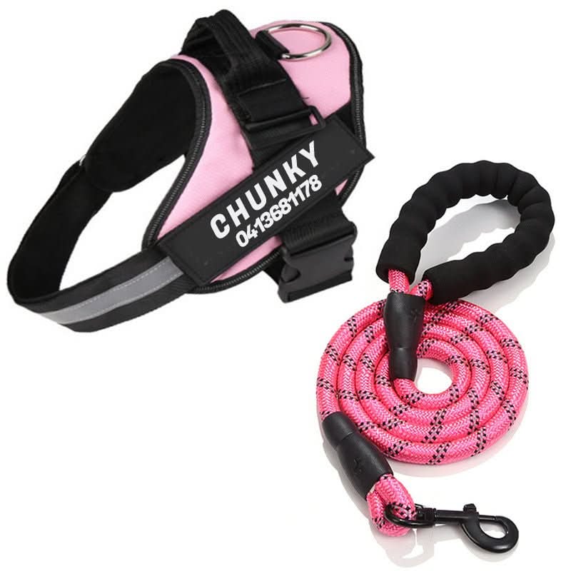 BowLift | Safety Dog Harness with Name Tag & Reflectors