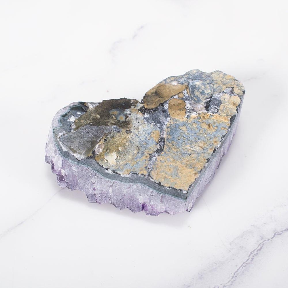 BowLift | Amethyst Cluster Heart