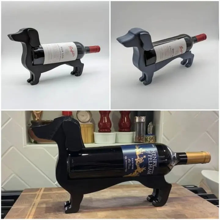 BowLift | Dachshund Wine Bottle Holder – Unique, Decorative Wine Holder
