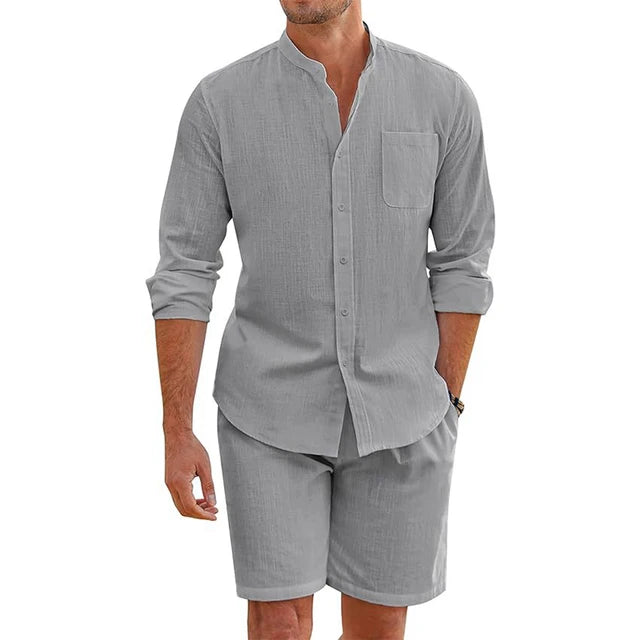BowLift | Everyday Elegance: Men's Outfit Made of Cotton-Linen for Comfort & Style