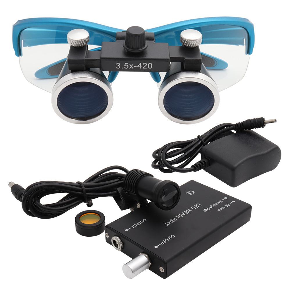 BowLift | Dental Loupes Magnifier with & LED Headlight for Precision Work