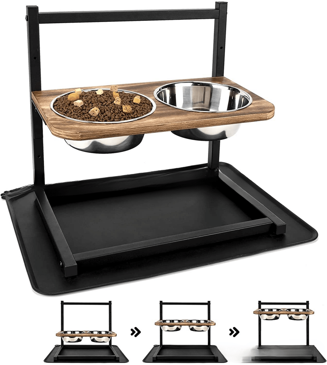 BowLift | Ergonomic Feeding Station for Dogs with Stainless Steel Bowls