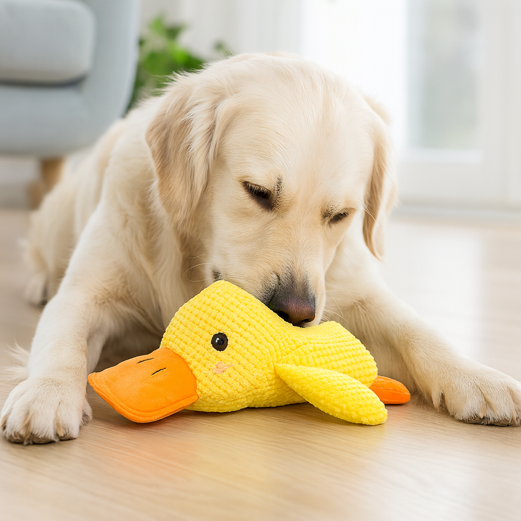 BowLift | Dog Toy Soft Plush Duck Chew Toy