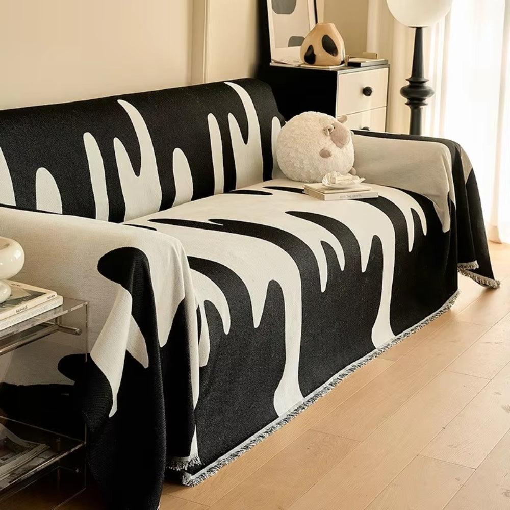 BowLift | Dripping Color Chenille Sofa Cover