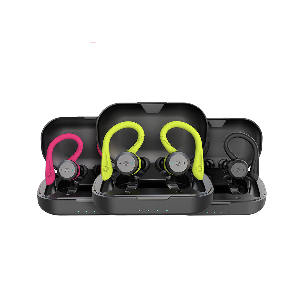 BowLift | Vega - Waterproof wireless sports earplugs with 20 hours playtime