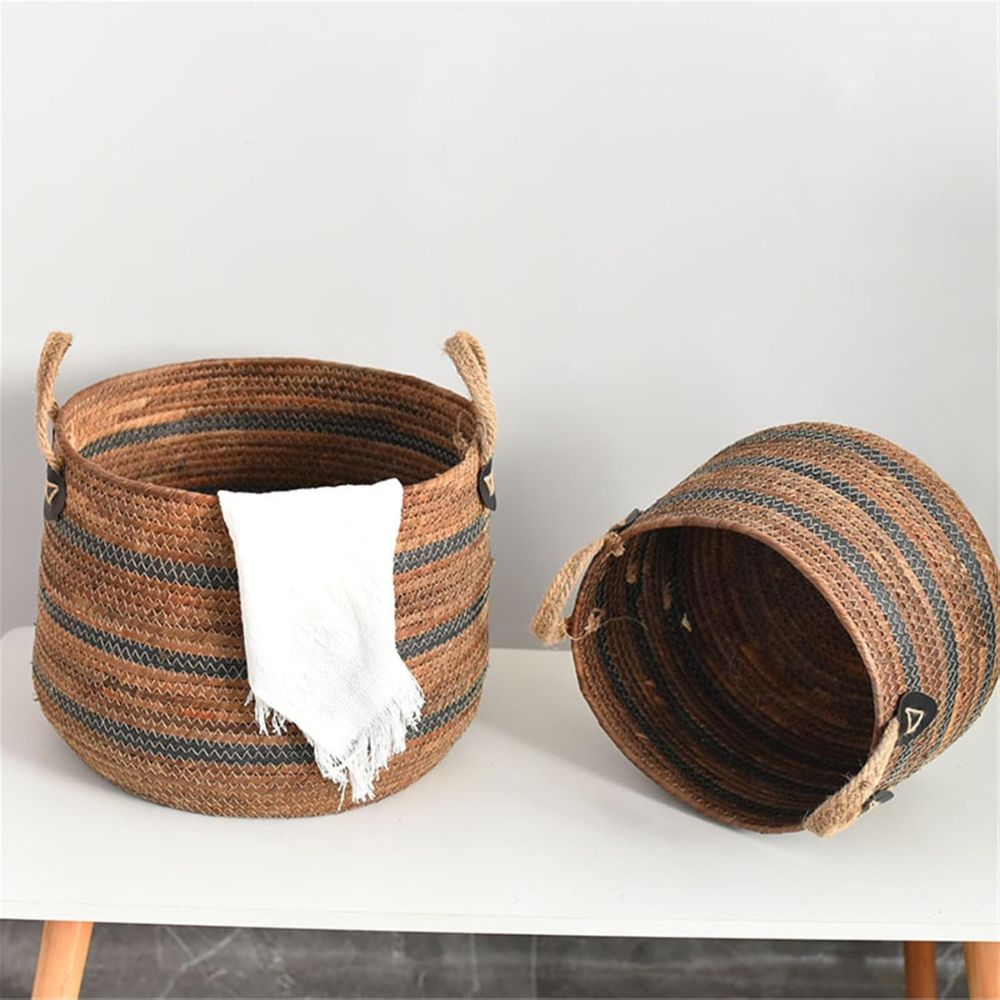 BowLift | Eco Straw Woven Storage Basket