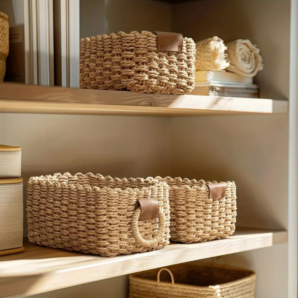 BowLift | Elegant Rattan Weave Basket Set
