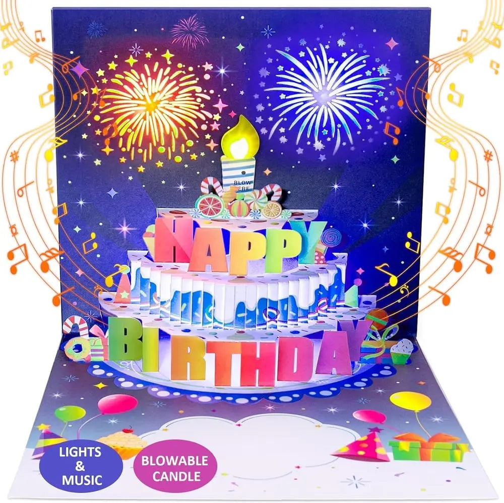 BowLift | Elegant Birthday Card with Music and Light Effect