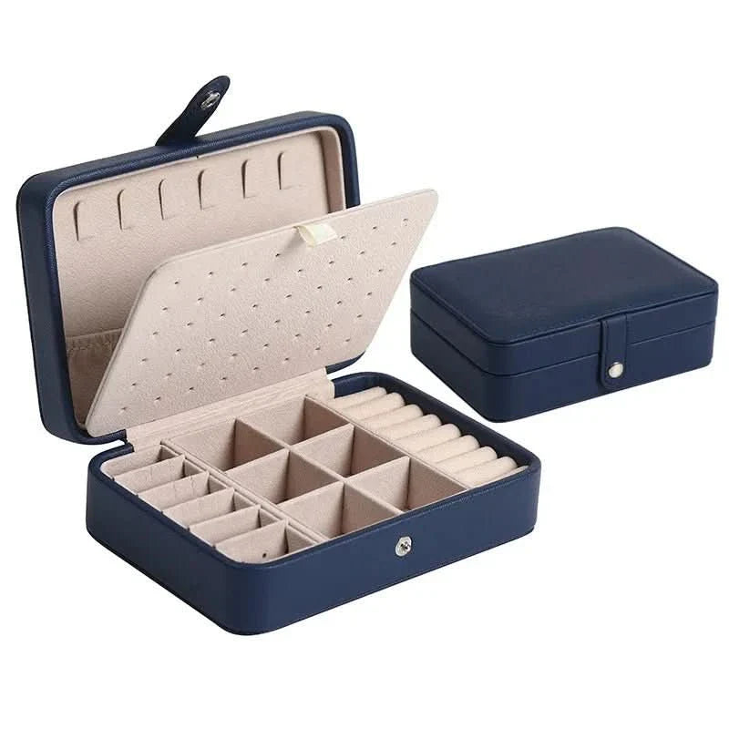 BowLift | Elegant Leather Jewelry Box for Rings and Earrings