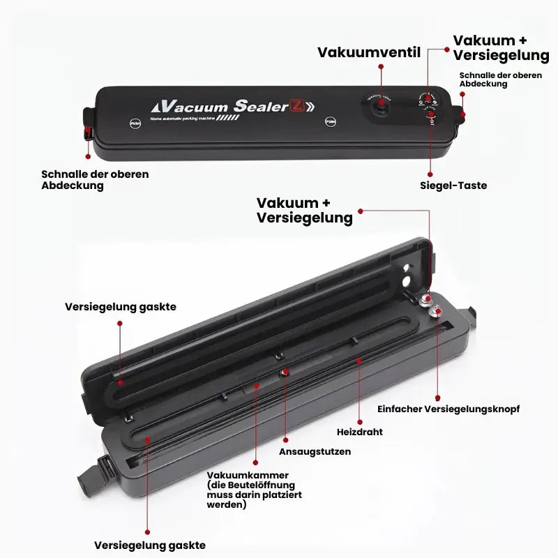 BowLift | Electric Vacuum Sealer for Food with 50 Bags