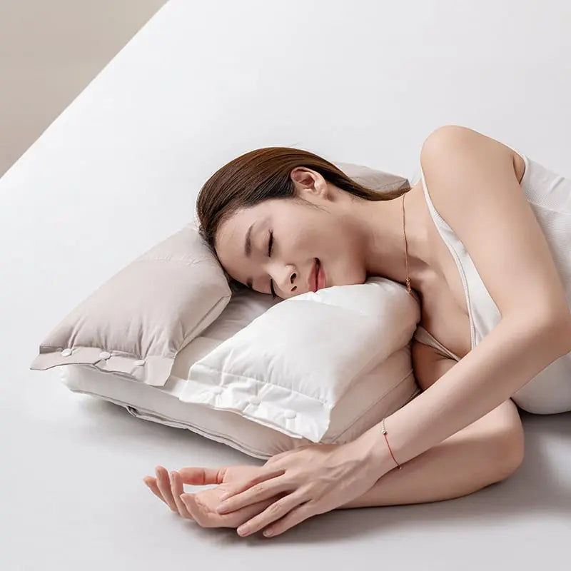 BowLift | Ergonomic removable double-layer neck pillow with adjustable height