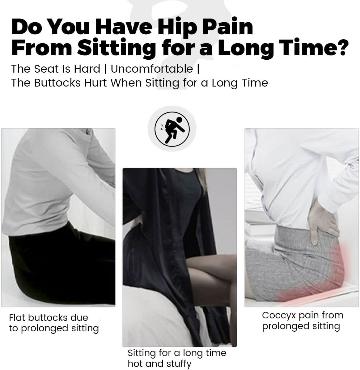 BowLift | Ergonomic seat cushion with lumbar support for office, car & travel