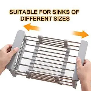 BowLift | Expandable Stainless Steel Draining Basket for Sinks