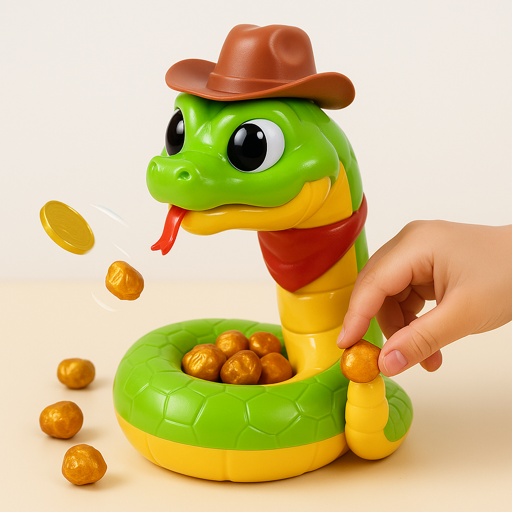 BowLift | Interactive Toy Pattern Escaping Snake with Treasure Capsule