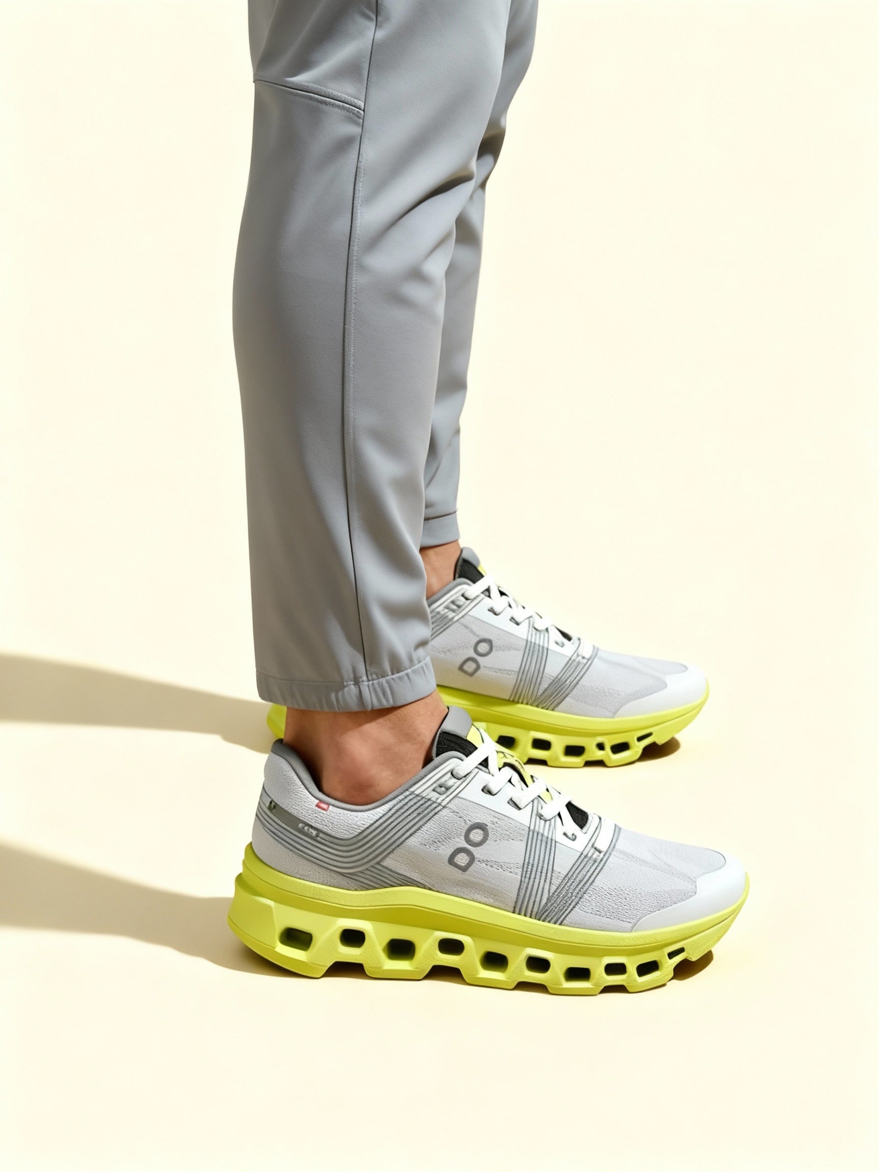 BowLift Men's Sneakers | Cotton Fabric Upper | Breathable, Lightweight, Lace-Up