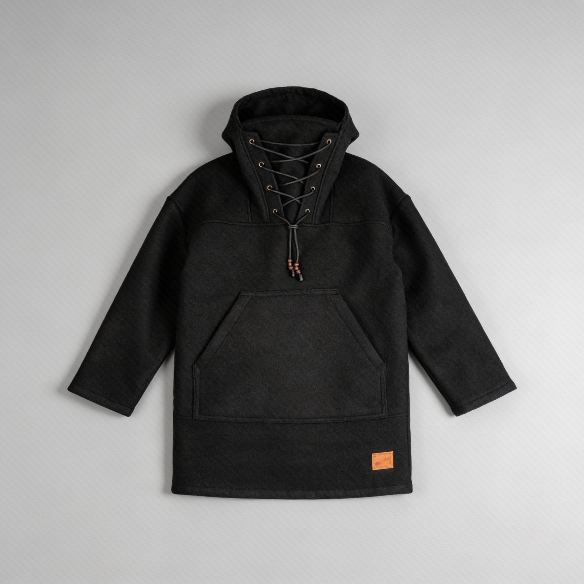 BowLift | Boreal Windrak Woolanorak Jacket | 650g/m² Heavyweight Wool | 28-Micron Wind-Resistant Outerwear | Technical Hunting & Expedition Smock