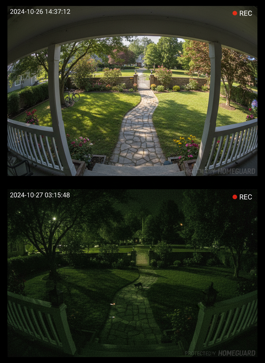 BowLift | 2-Pack Mini WiFi Security Camera | 1080P HD, 140° Wide-Angle, Night Vision, Motion Detection (32GB SD Included)