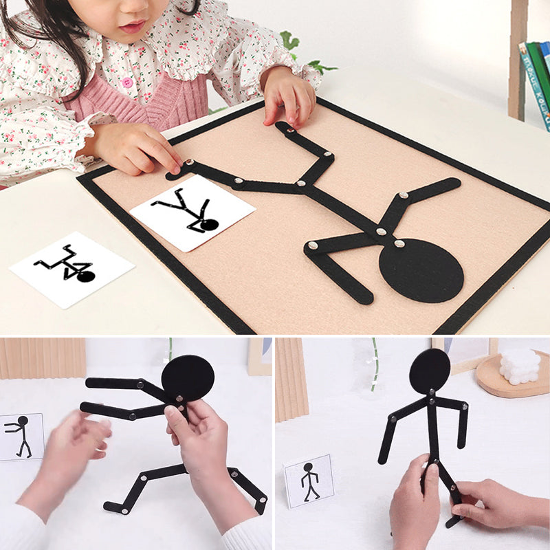 BowLift | Sporty Wooden Man For Kids