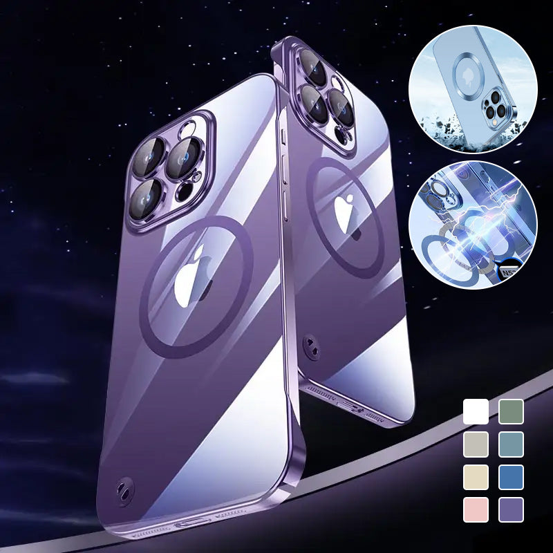 BowLift | Electroplating Wireless Magnetic Charging All-Inclusive Lens Case for iPhone