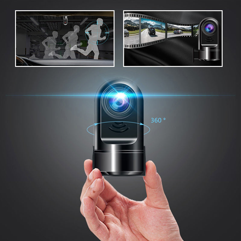 BowLift | 1080P HD 360° Rotating Mini ADAS Dashcam