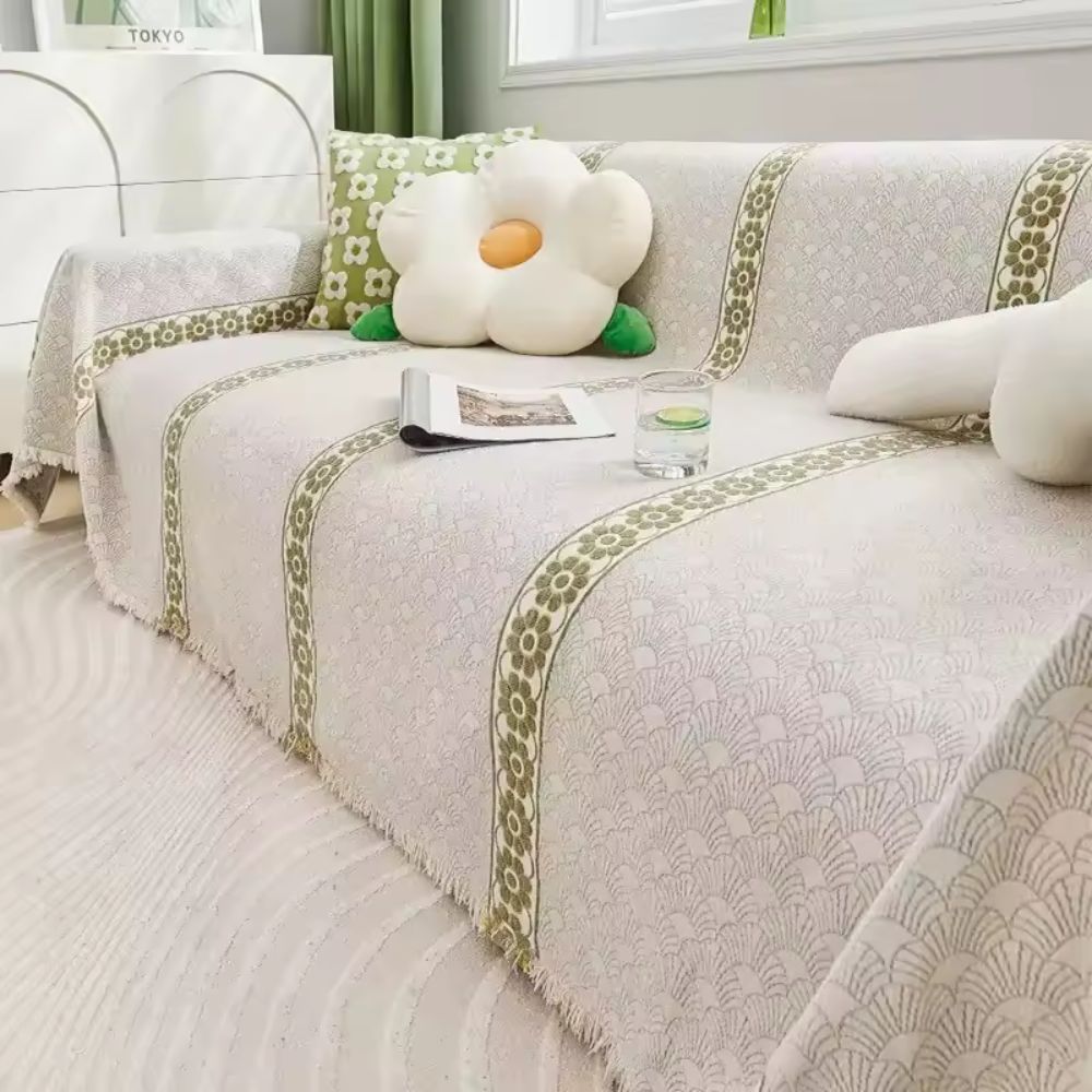 BowLift | Flourish Leaf Sofa Cover