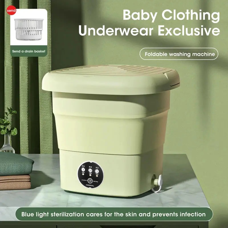 BowLift | Foldable Mini Washing Machine 4.5 L – compact & gentle