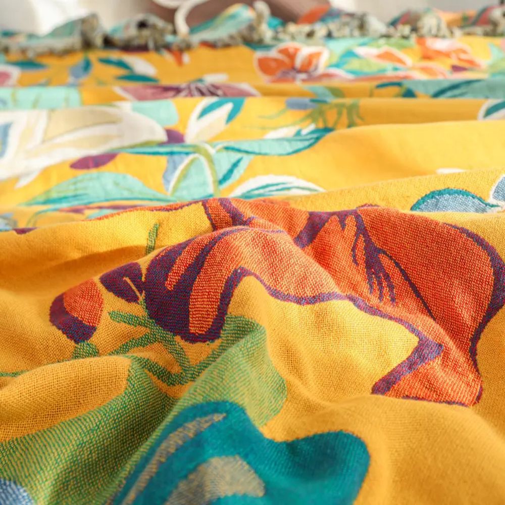 BowLift | Festival Tropics Cotton Blanket