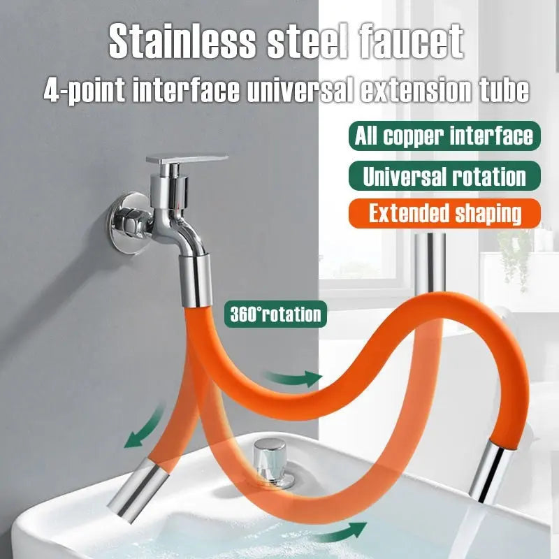 BowLift | Flexible 360° Faucet Extender – Easy Water Access