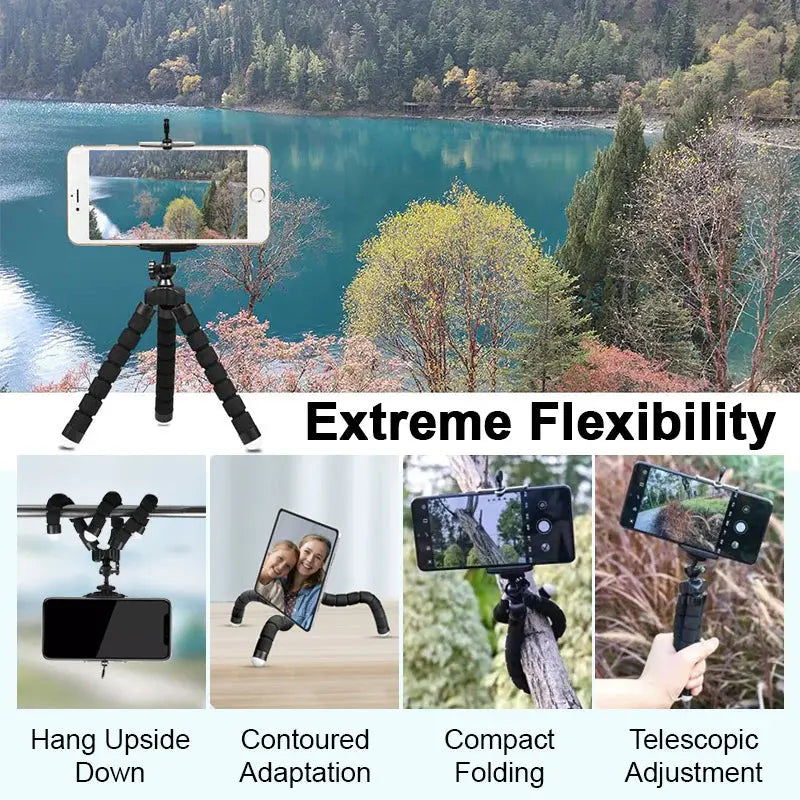 BowLift | Flexible Octopus Mini Tripod for Cameras and Smartphones