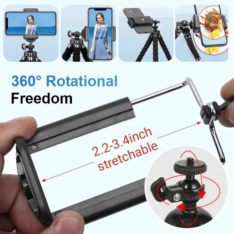 BowLift | Flexible Octopus Mini Tripod for Cameras and Smartphones