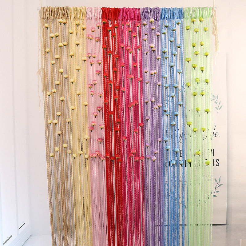 BowLift | Floral Decorative Hanging Room Divider Curtain