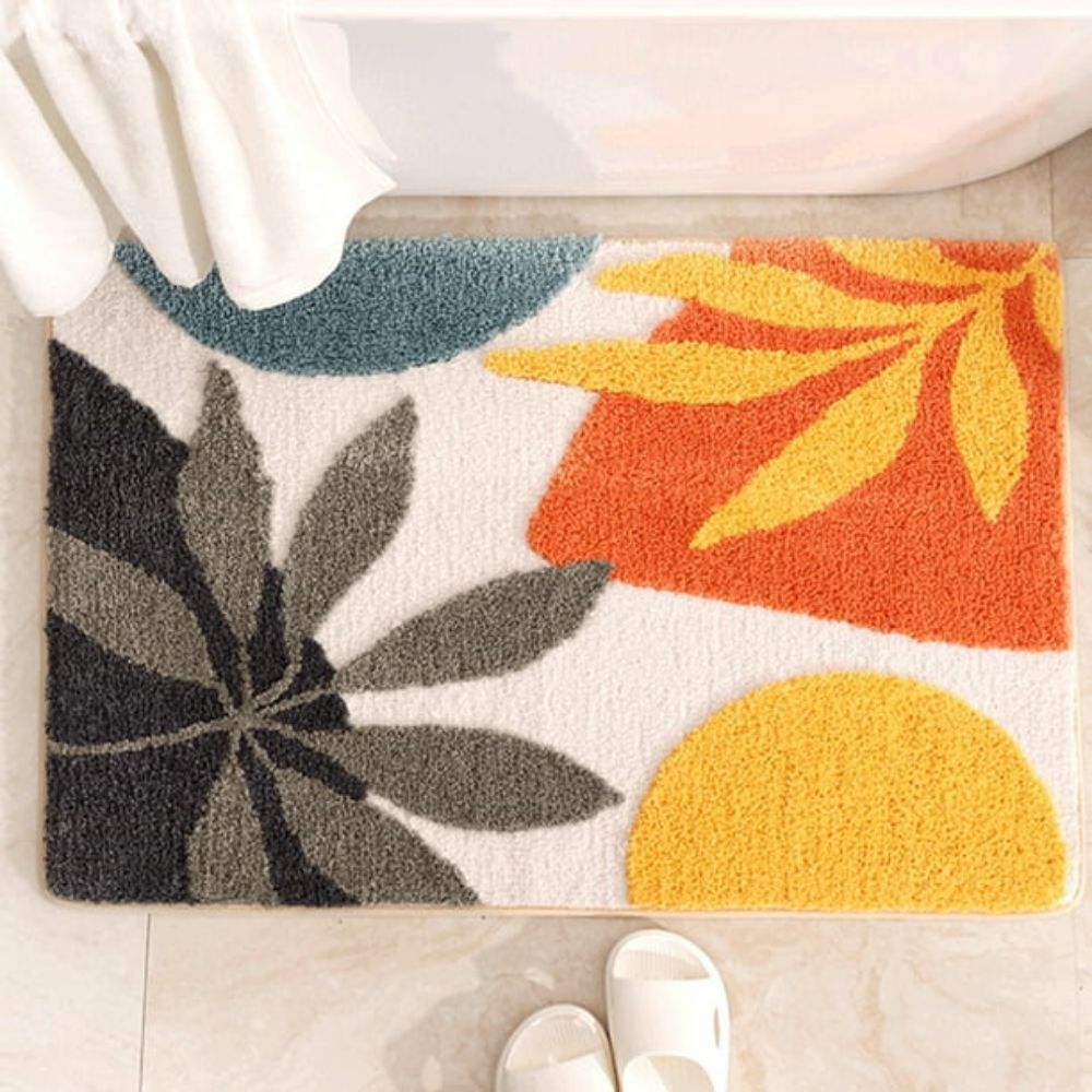 BowLift | Floral Non-Slip Bathmat