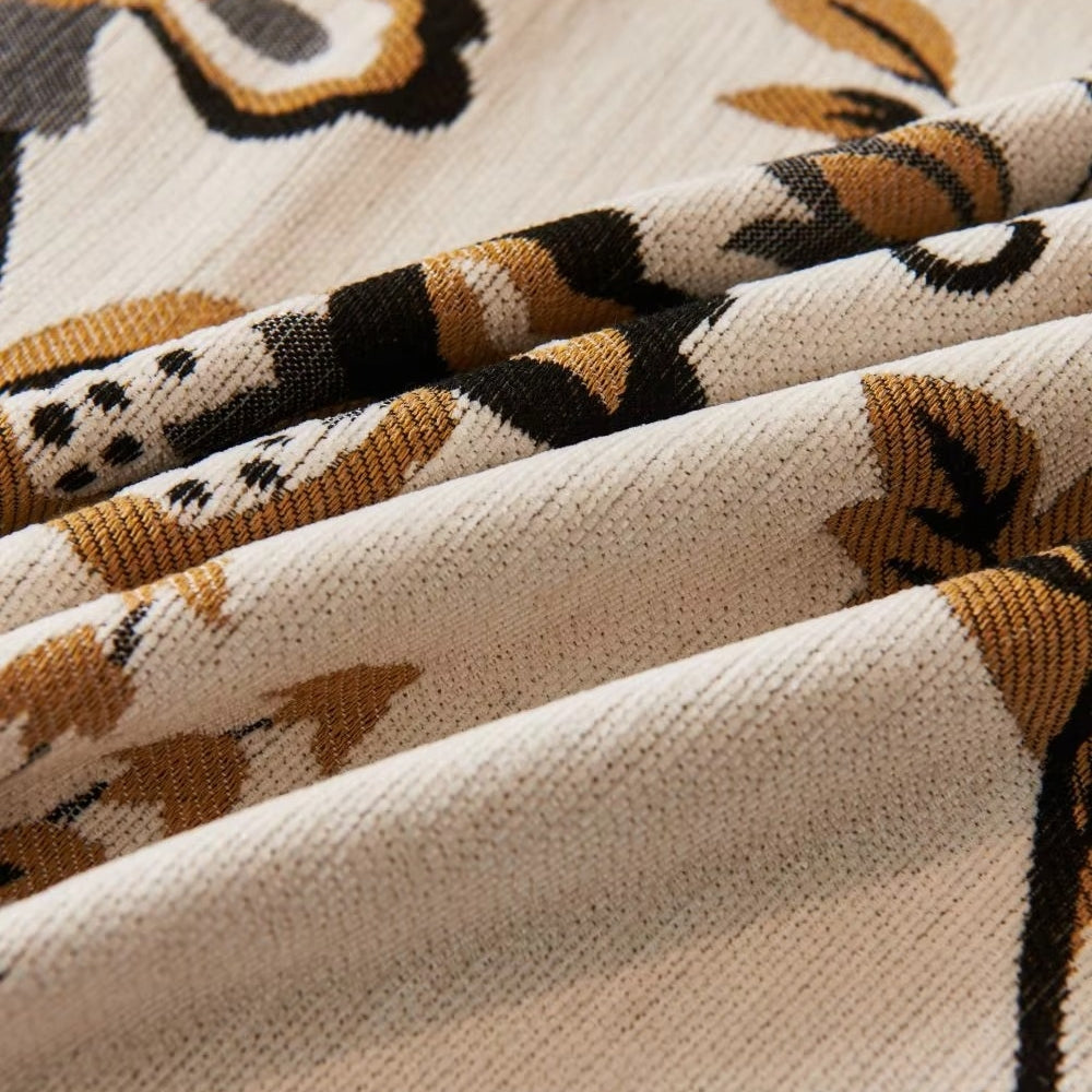 BowLift | Floravell Vintage Chenille Sofa Cover