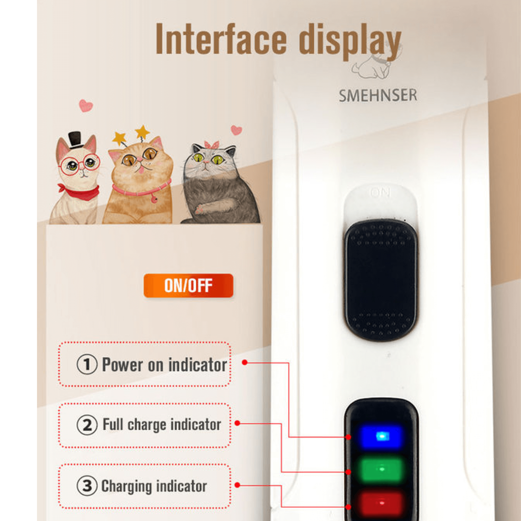 BowLift | Electric Dog Claw Nail Trimmer Grinder Clipper for Dogs and Cats