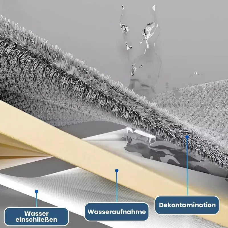 BowLift | Hands-free set of flat mop and bucket for effortless floor cleaning