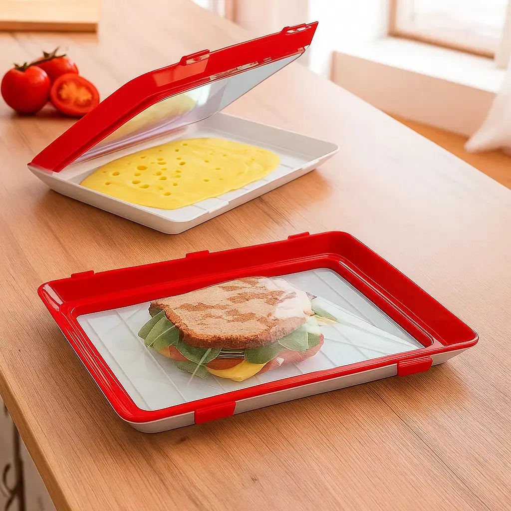 BowLift | Fresh container with airtight closure – Stackable storage tray