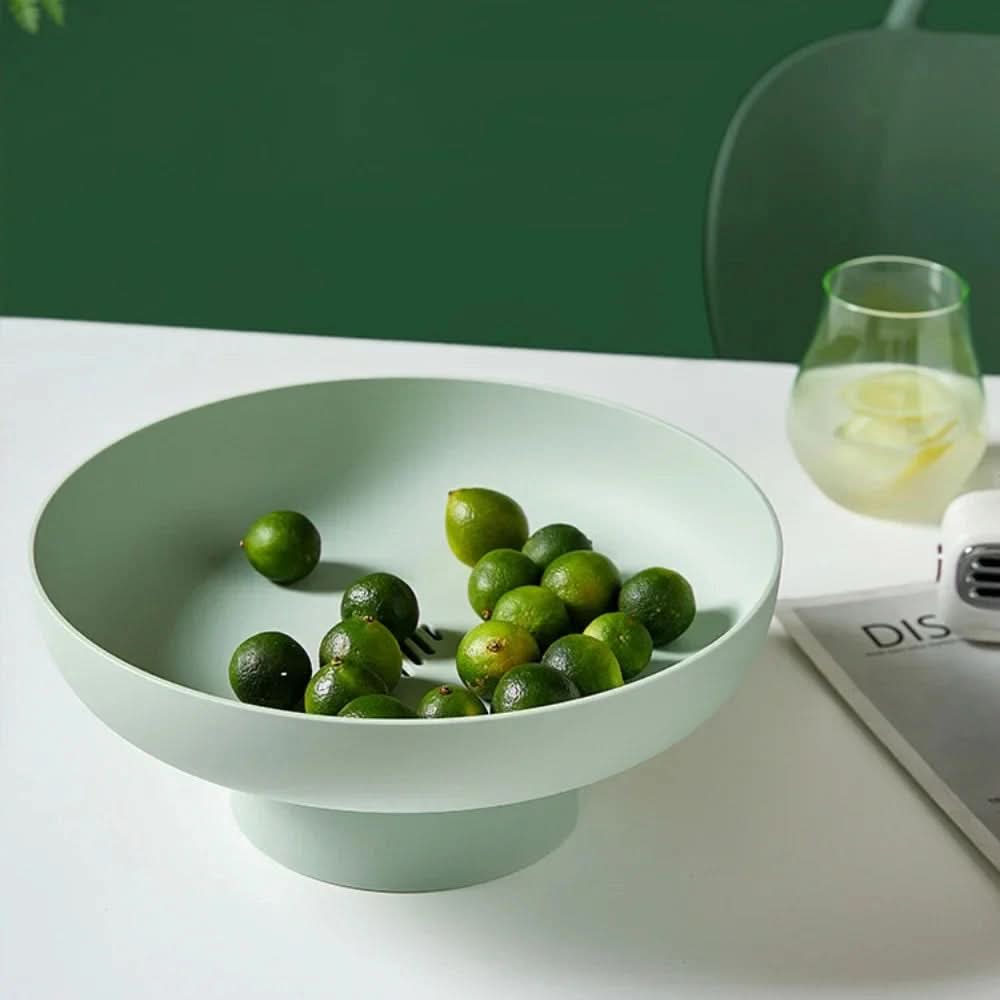 BowLift | Fruity Elegance Retro Fruit Bowl – Leaf-Shaped Plastic Tray