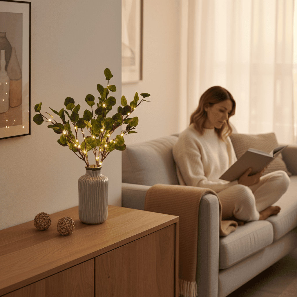 BowLift | Flexible LED branch lamp with warm light tone