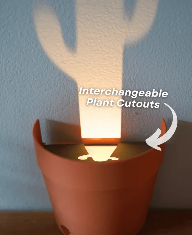 BowLift | Garden-Graveyard-Plant Pot with LED Light Projection