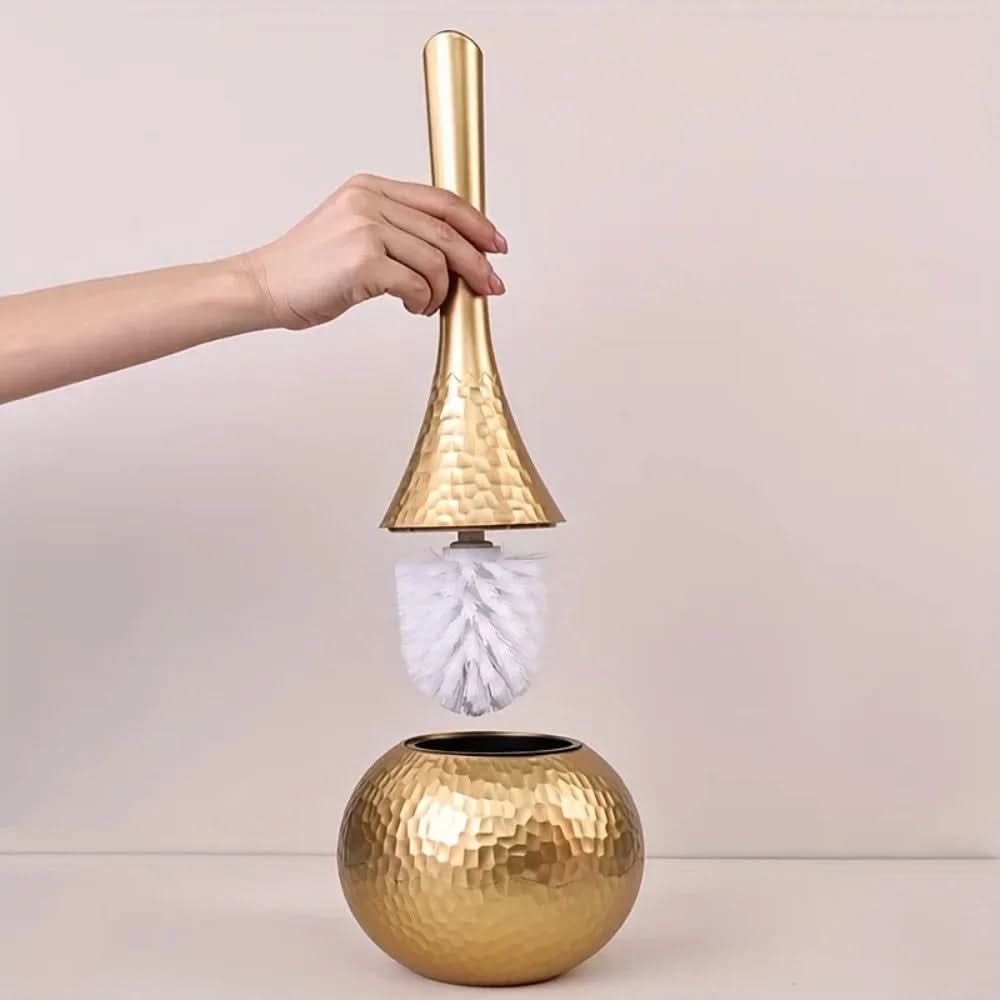 BowLift | Elegant toilet brush in modern gold design for style & hygiene