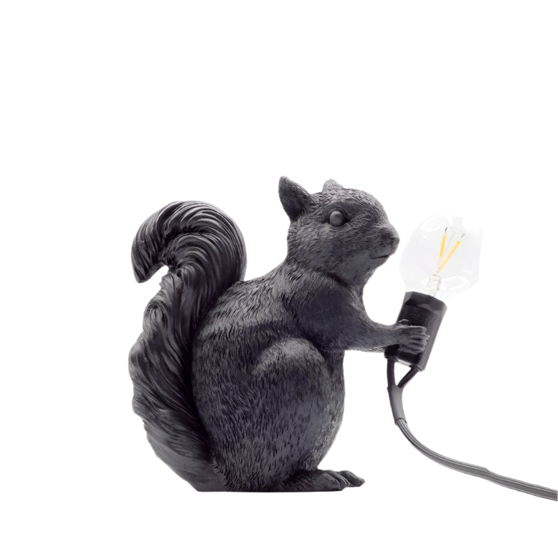 BowLift | SquirrelGlow LED Table Lamp | Cute Design & Warm Light for Kids/Room